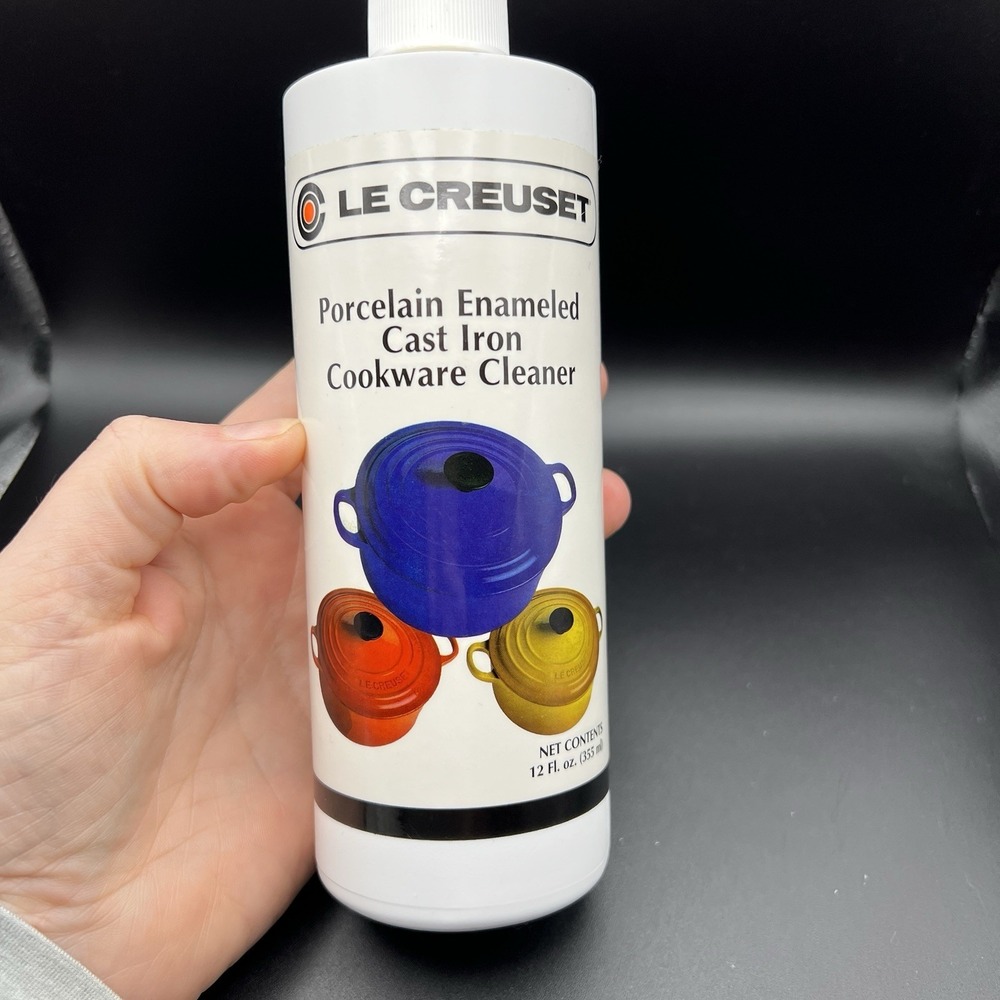 LE CREUSET Enameled Cast Iron Cookware Cleaner 12 fl oz Liquid NEW Sealed #2‎